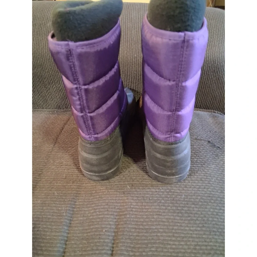 Polo Ralph Lauren Vancouver Snow Boots Lakers Purple‎ Junior Youth Size 3